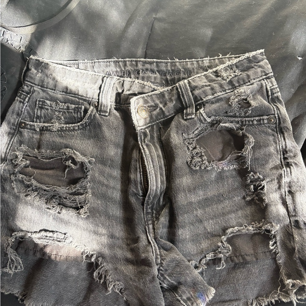 American Eagle Distressed Denim Shorts
